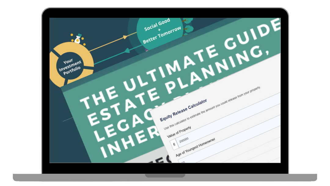 The Ultimate Guide to Estate Planning on a laptop