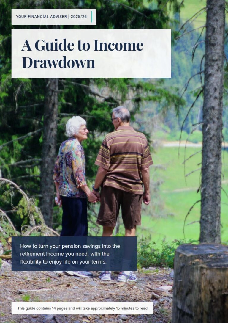 Cover of the client guide: A Guide to Income Drawdown