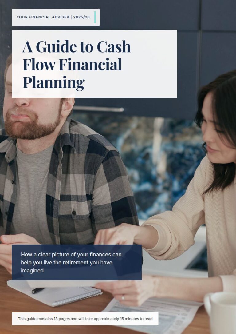 Cover of the client guide: A Guide to Cash Flow Financial Planning