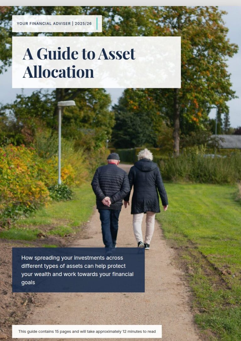Cover of the client guide: A Guide to Asset Allocation