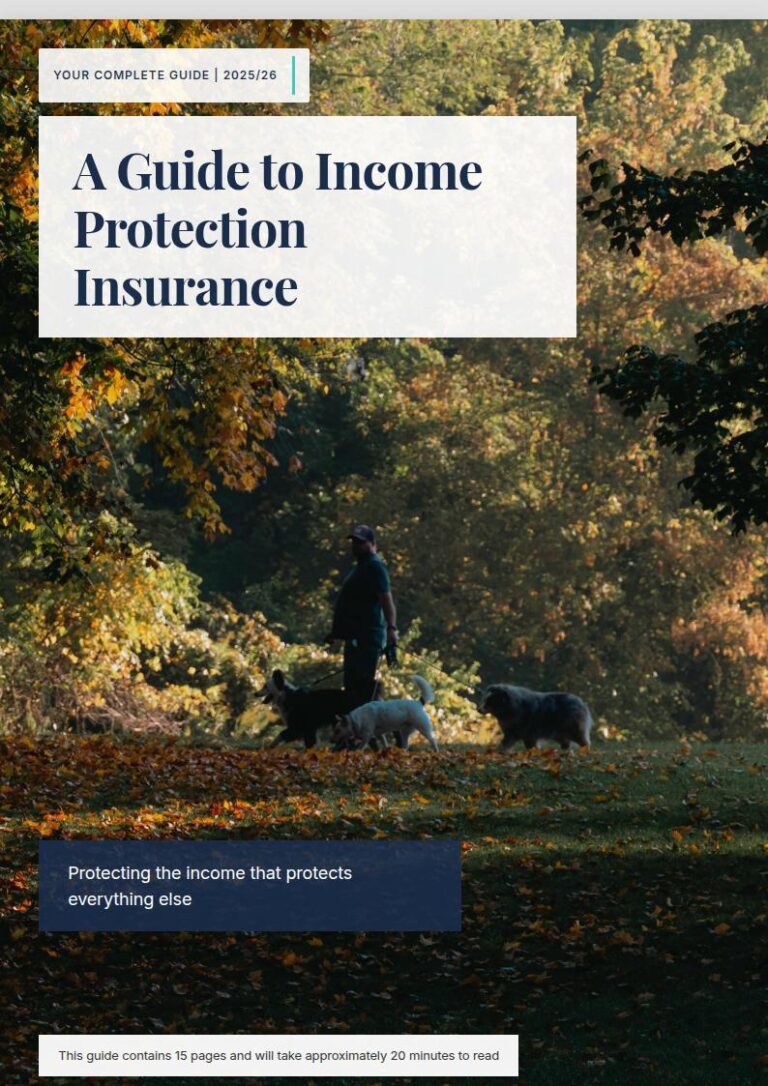 Cover of the client guide: A Guide to Income Protection Insurance
