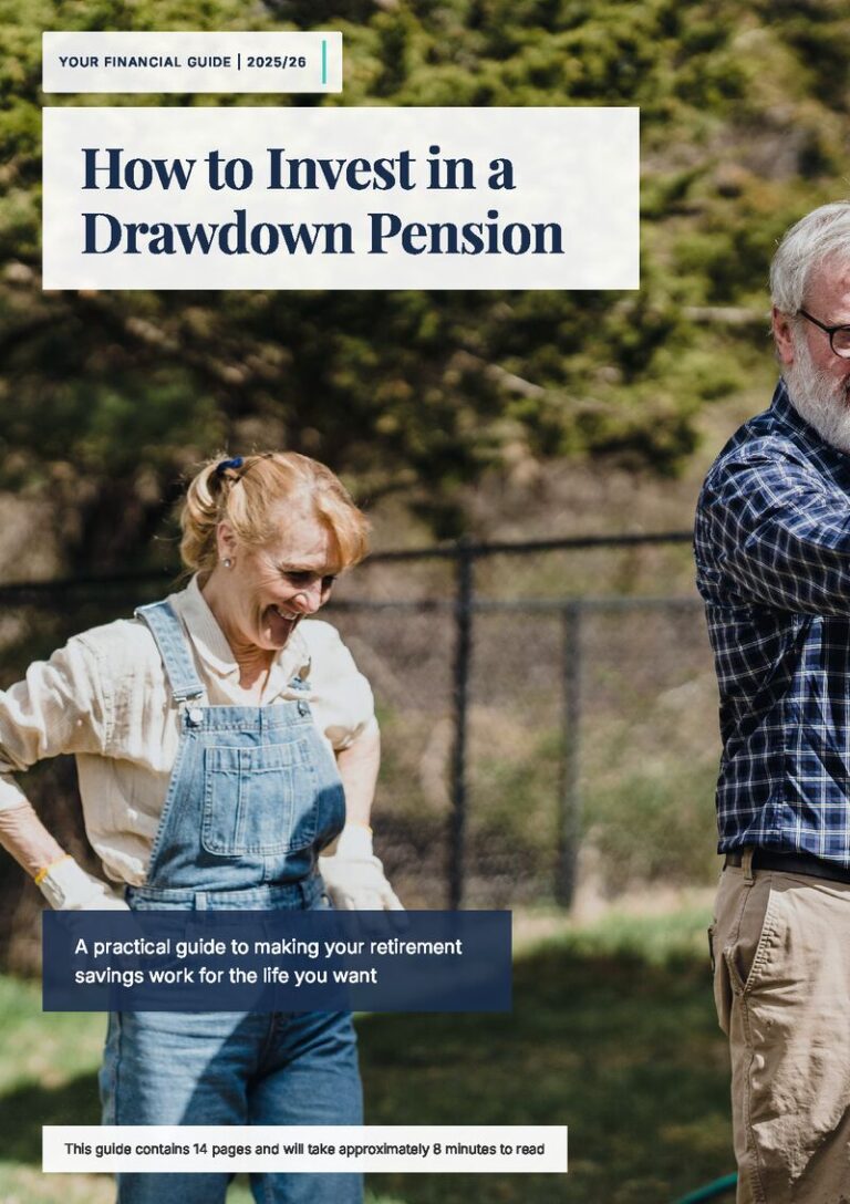 Cover of the client guide: How to Invest in a Drawdown Pension