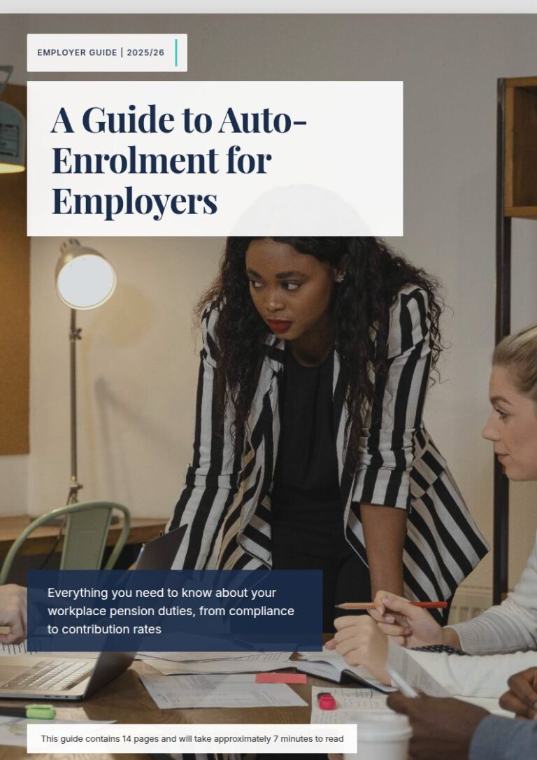Cover of the client guide: A Guide to Auto-Enrolment for Employers