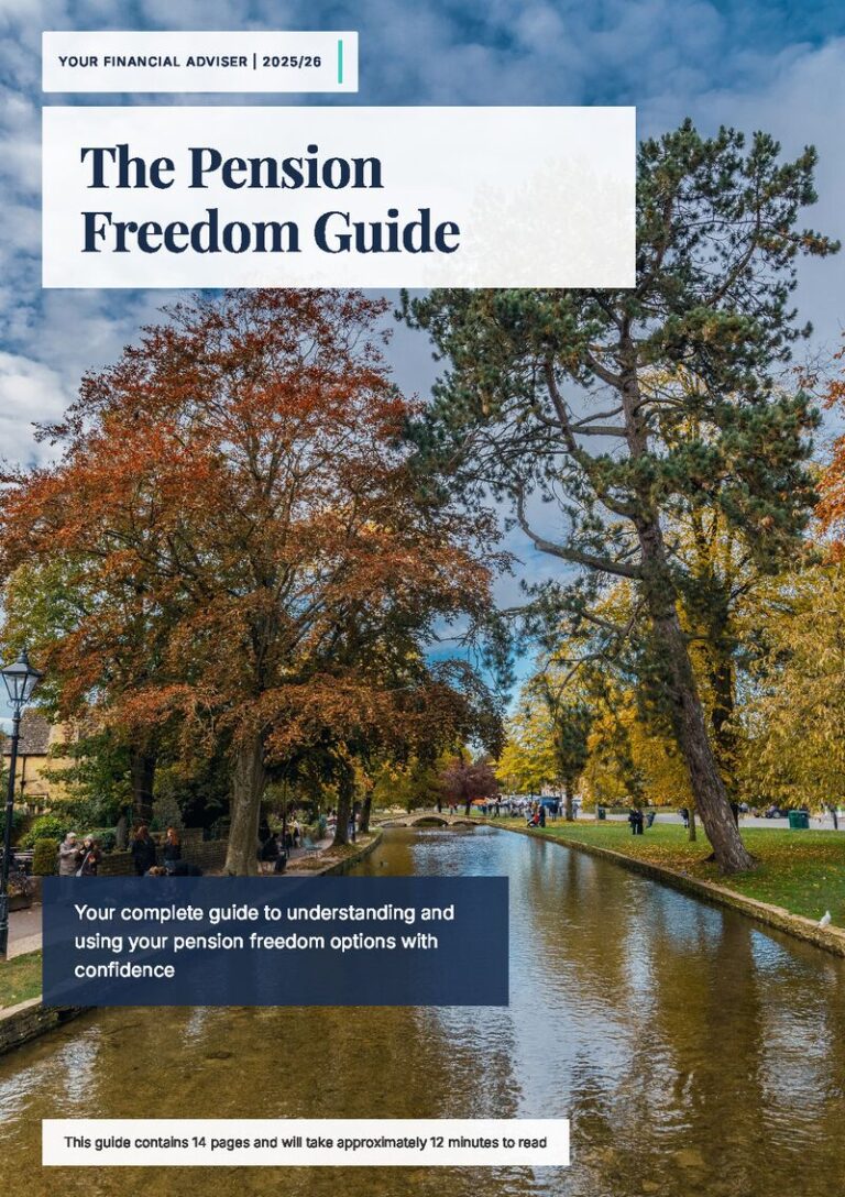 Cover of the client guide: The Pension Freedom Guide