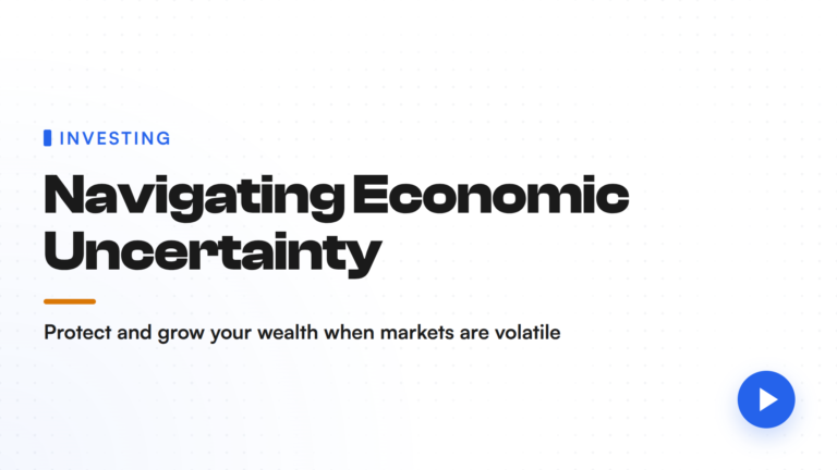 Still from the explainer video: Investing Through Economic Uncertainty