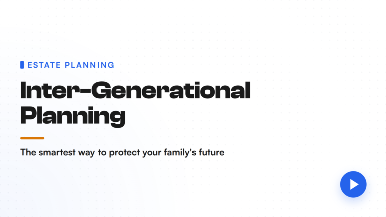 Still from the explainer video: Inter-Generational Planning