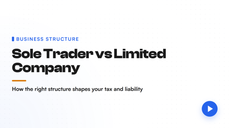 Still from the explainer video: Sole Trader vs Limited Company